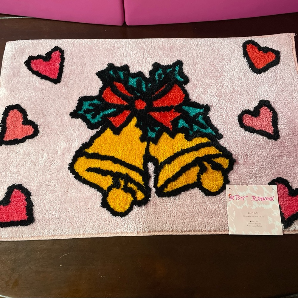 Betsey Johnson bell bathroom rug